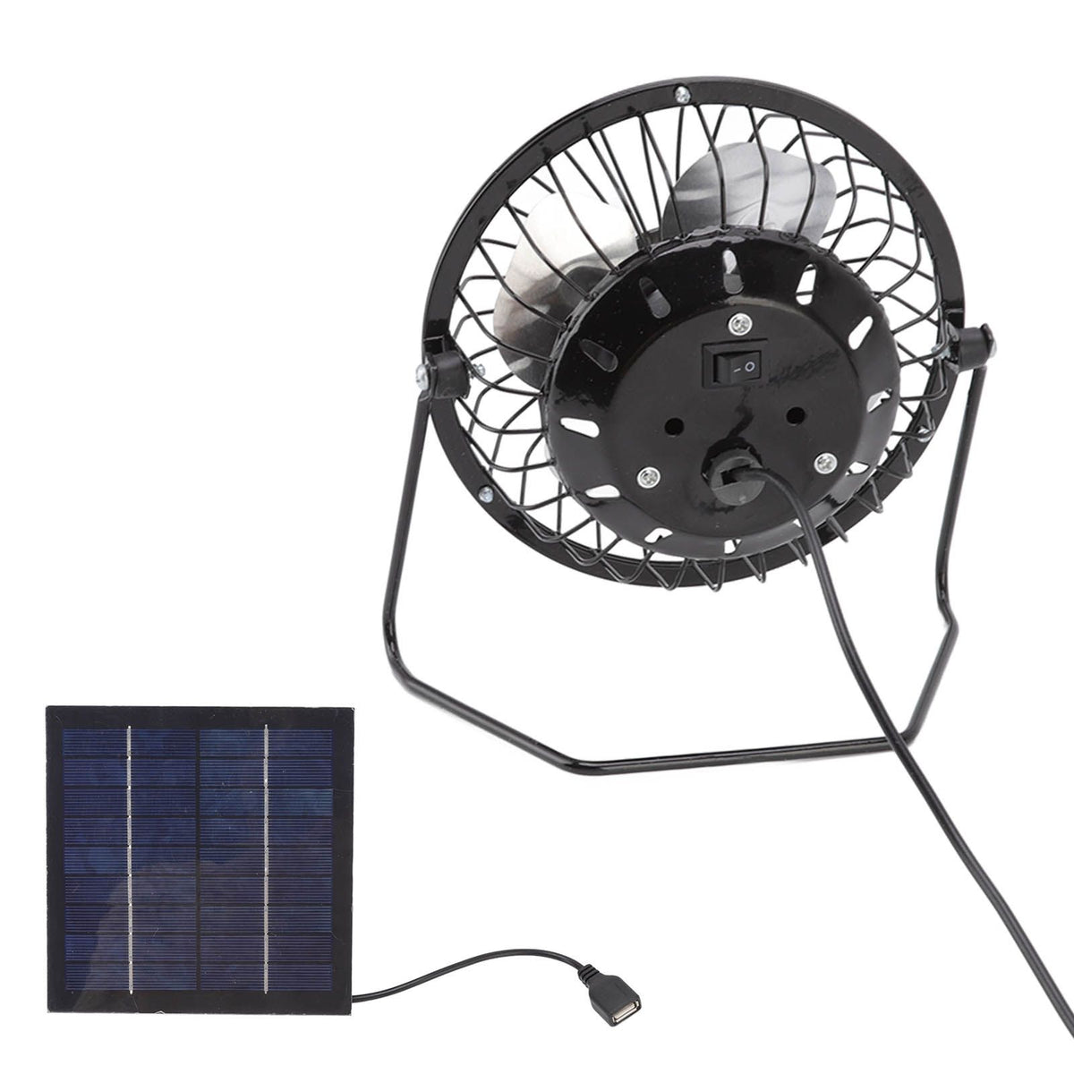 Photovoltaic Solar Panel Set Ventilation System Mini Portable USB Cooling Fan 5v 2.5w