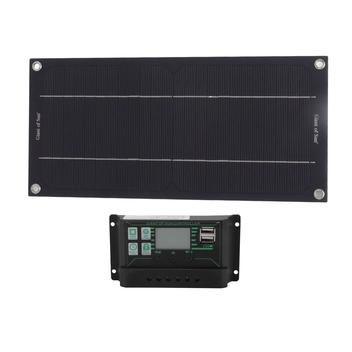 600W Solar Panel Battery Charger Kit Portable 18V Solar Battery Charger for RV Car