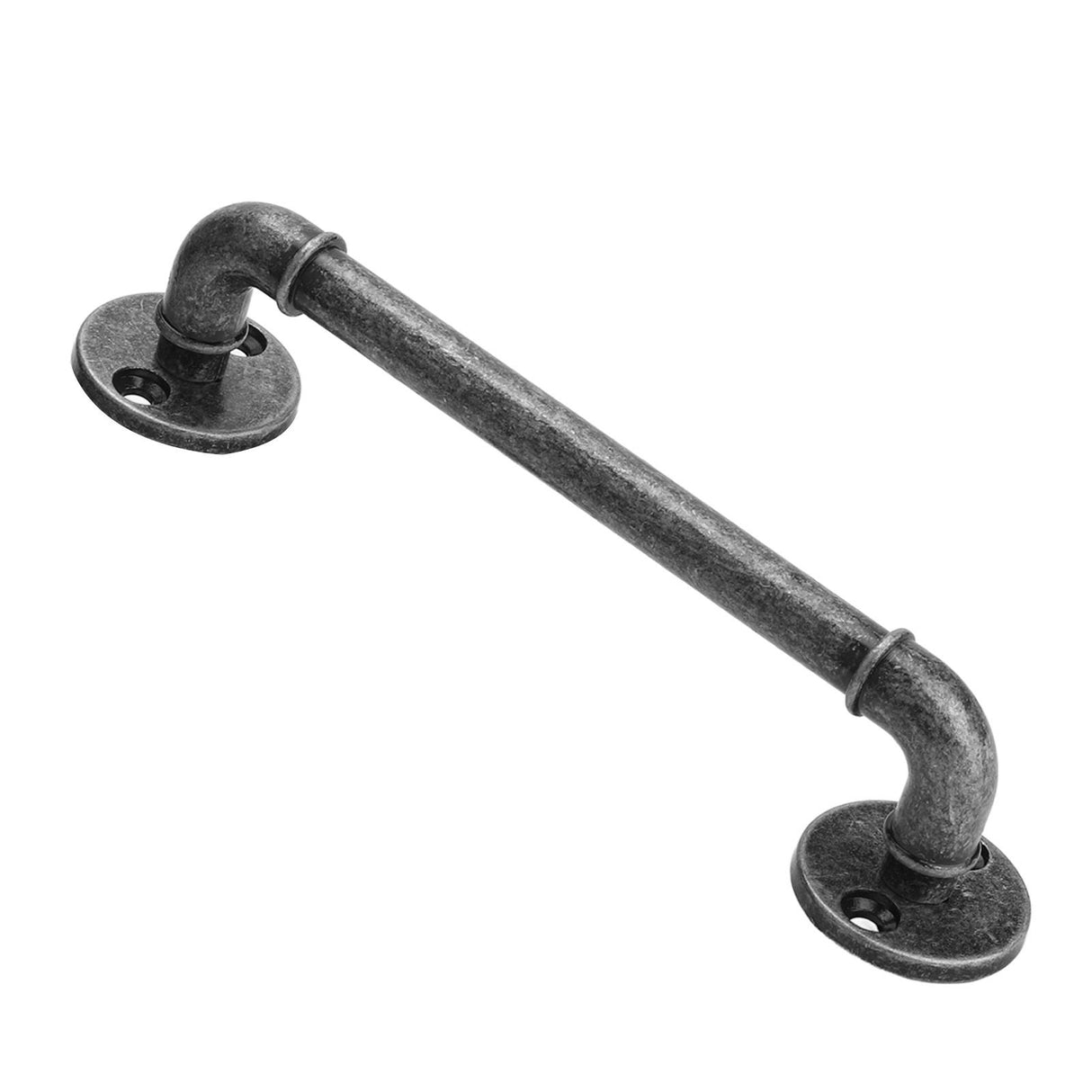 Gate Pull Handle Zinc Alloy Retro Round Base Furniture Hardware for Door Drawer Cabinet Wardrobe Closet Retro Silver