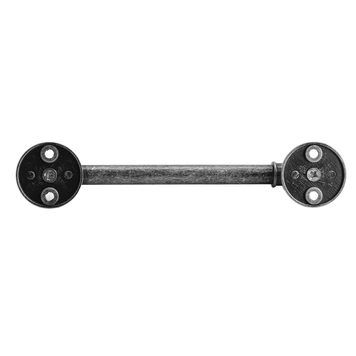 Gate Pull Handle Zinc Alloy Retro Round Base Furniture Hardware for Door Drawer Cabinet Wardrobe Closet Retro Silver