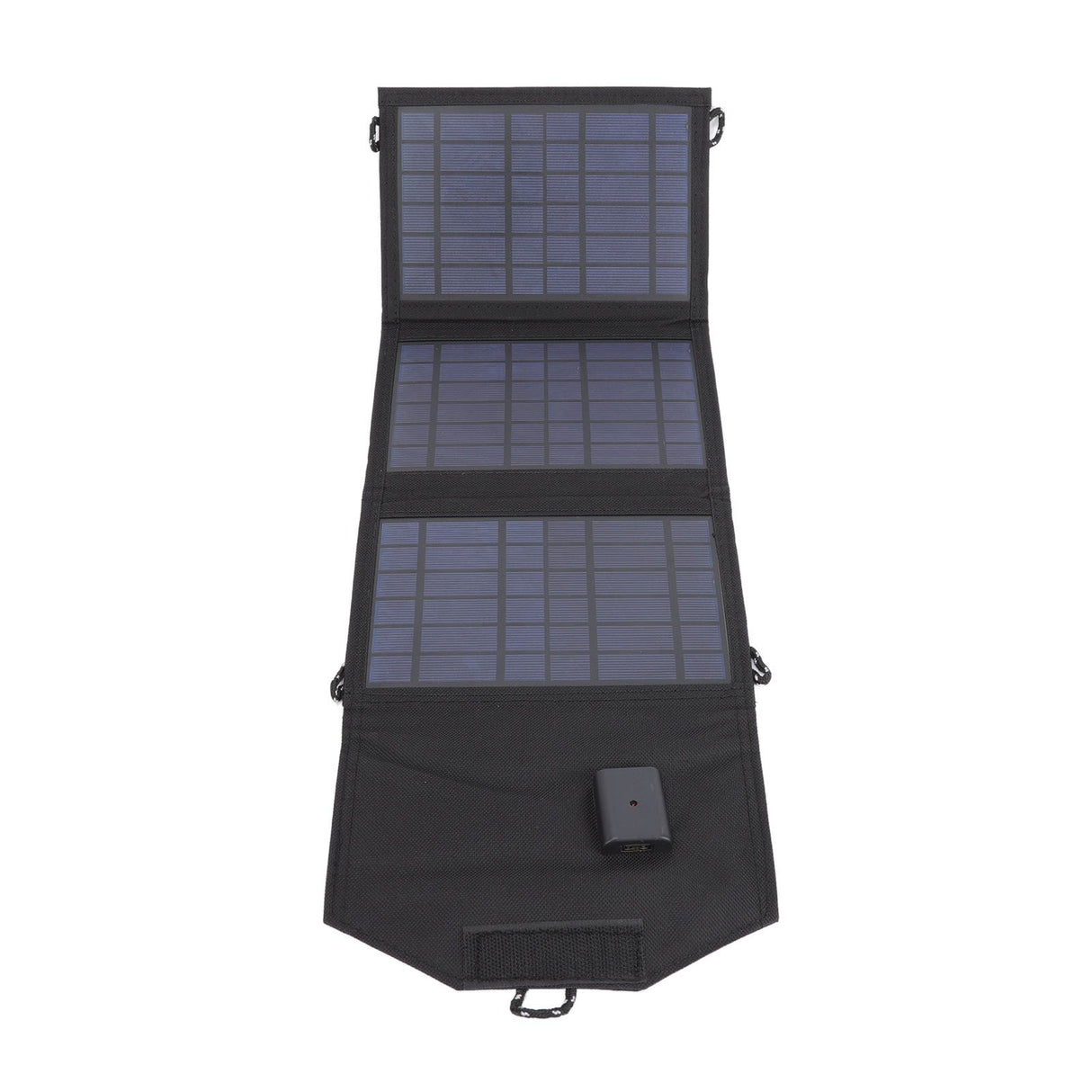 Solar Charger Portable Foldable Polysilicon Solar Power Bank with Hooks for Camping 10.5W 5V