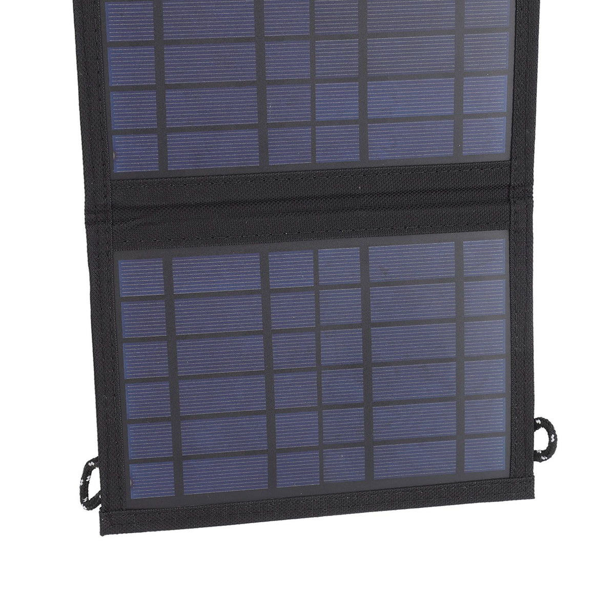 Solar Charger Portable Foldable Polysilicon Solar Power Bank with Hooks for Camping 10.5W 5V