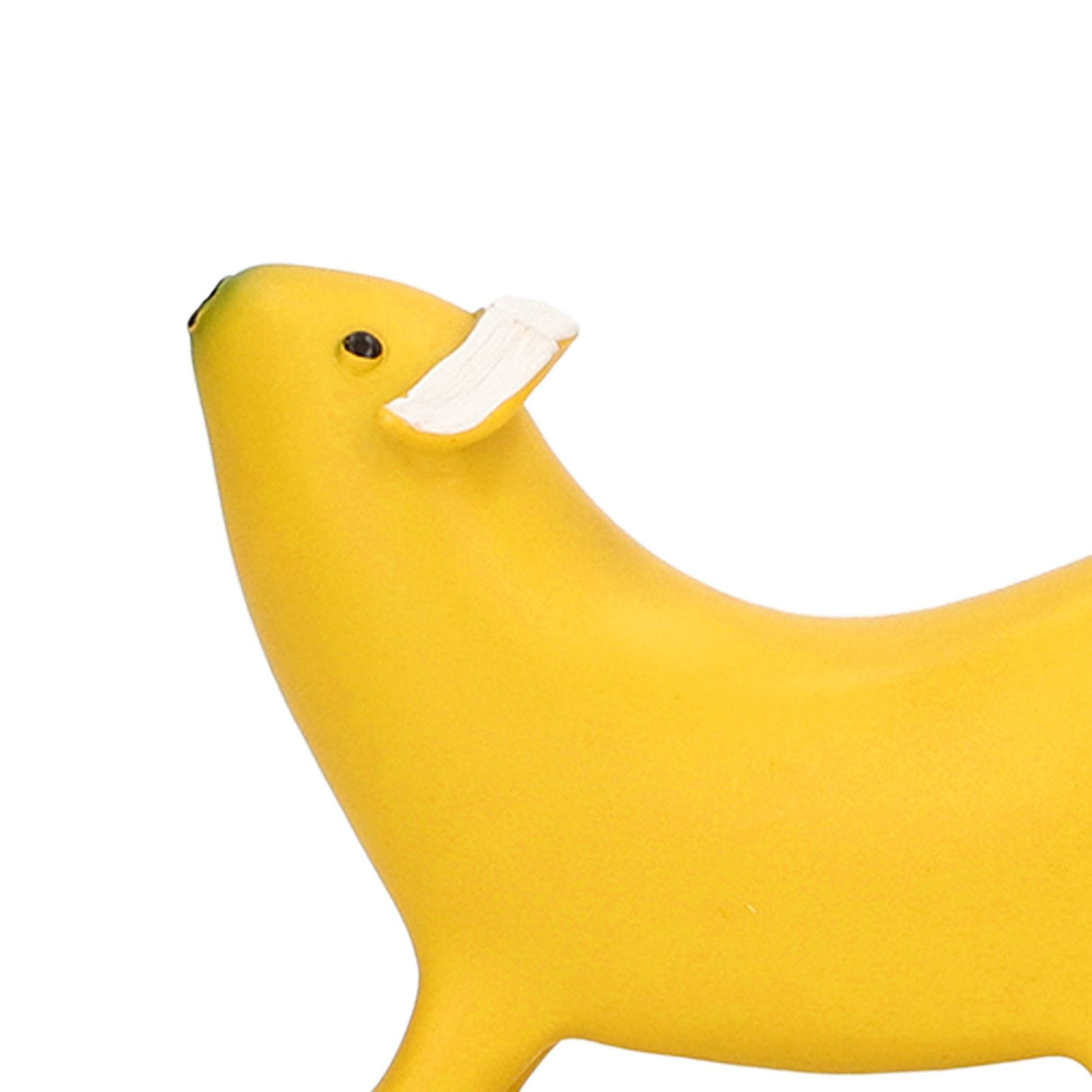 Banana Dog Sculpture Resin Funny Lovely Lightweight Banana Dog Art Decoration for Home Desktop S 8x6cm/3.1x2.4in