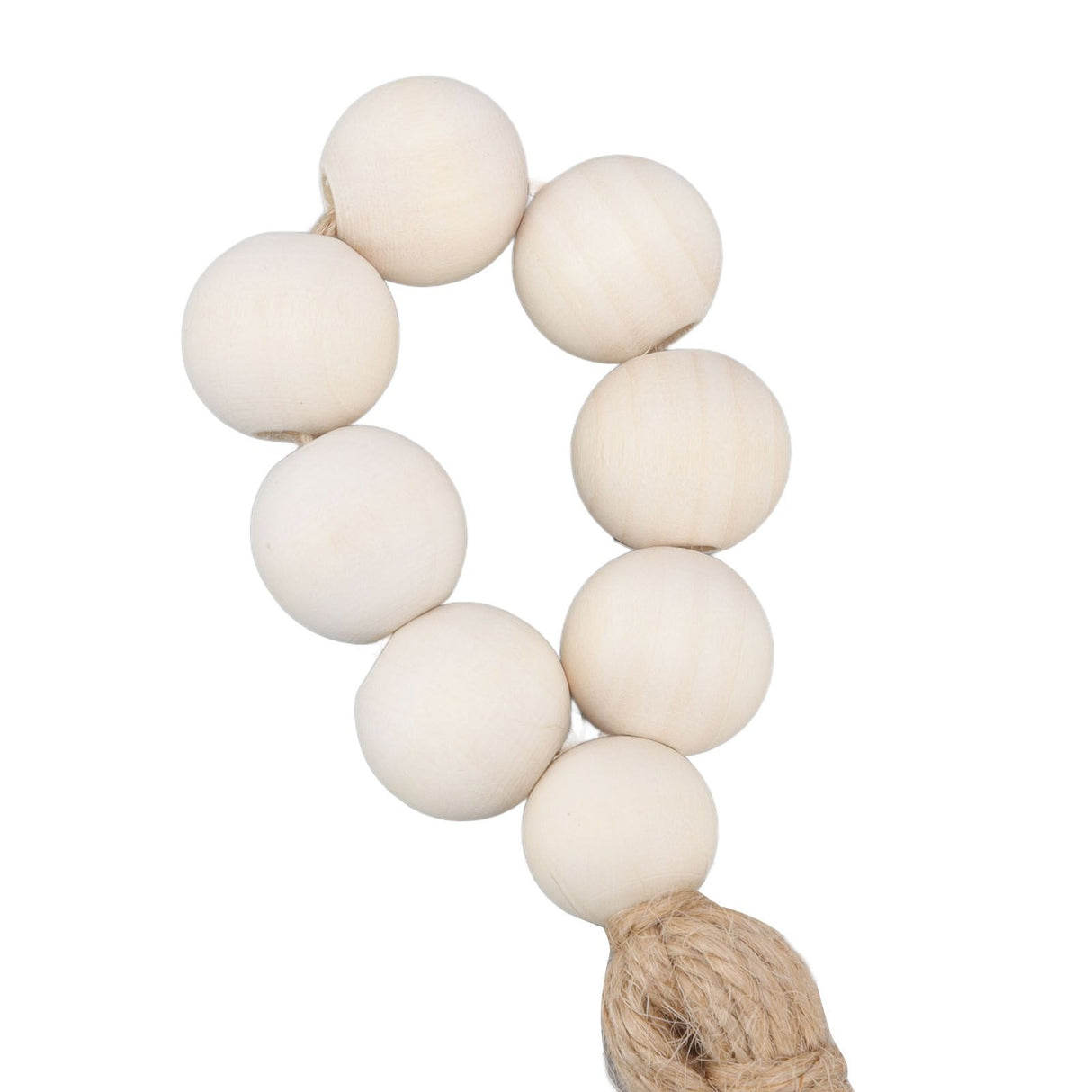Napkin Ring Decorative Elegant Wood Beads Table Napkin Holder with Tassels for Party Wedding Home 4pcs