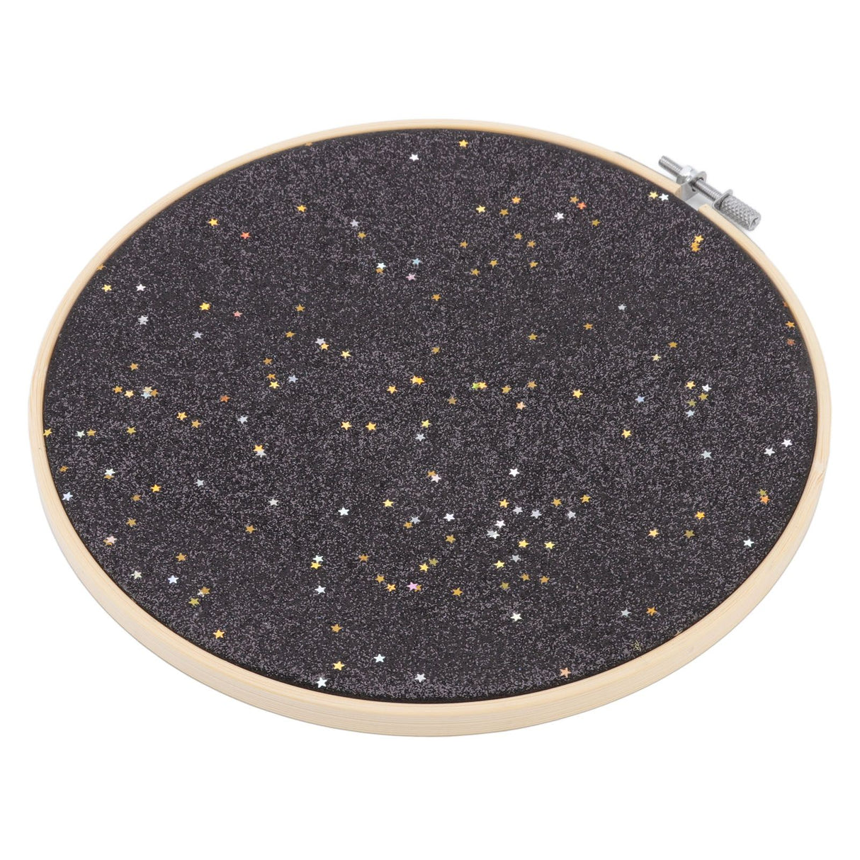 Brooch Display Black Bamboo Faux Leather 22cm Diameter Space Saving Decorative Practical Jewelry Storage Display