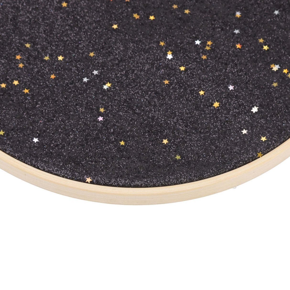 Brooch Display Black Bamboo Faux Leather 22cm Diameter Space Saving Decorative Practical Jewelry Storage Display