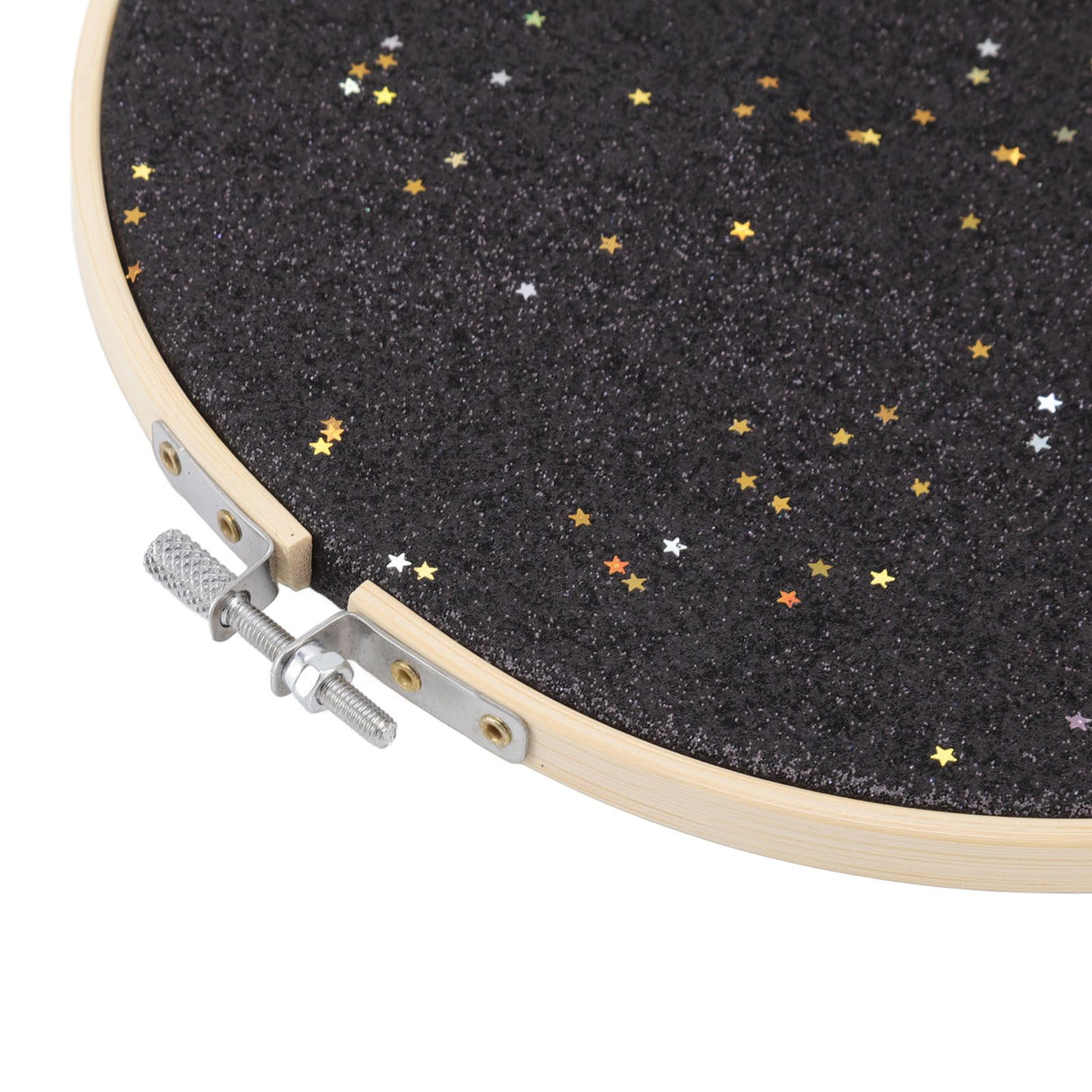 Brooch Display Black Bamboo Faux Leather 22cm Diameter Space Saving Decorative Practical Jewelry Storage Display