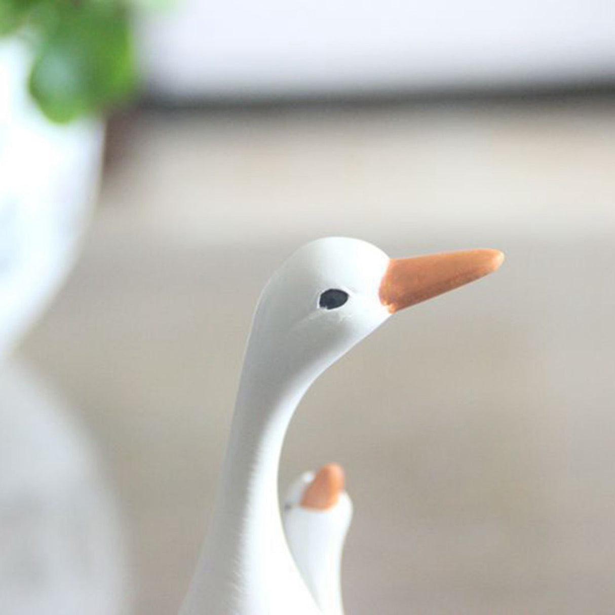 Simulation Duck Toy Synthetic Resin Mother and Baby Duck Model for Household Tabletop Living Room Ornament S