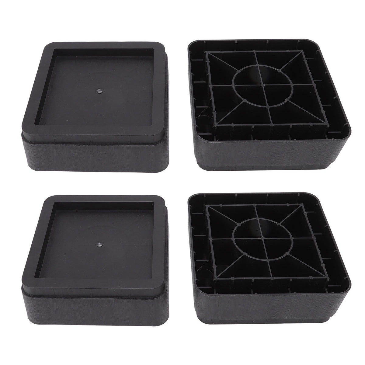 4Pcs Furniture Risers Plastic 2inch Chair Table Leg Protector Home Accessories for Bed Couch Sofa