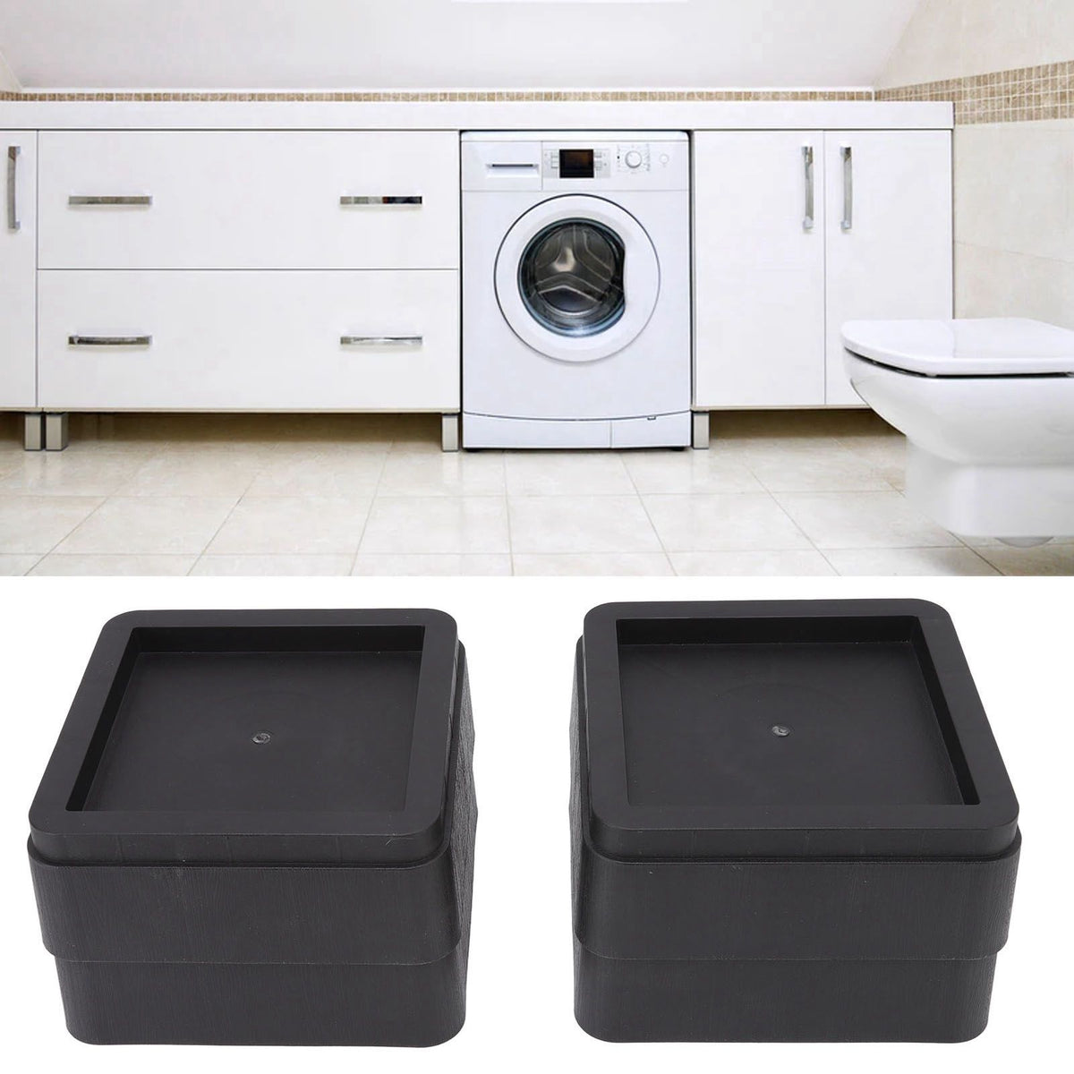 4Pcs Furniture Risers Plastic 2inch Chair Table Leg Protector Home Accessories for Bed Couch Sofa