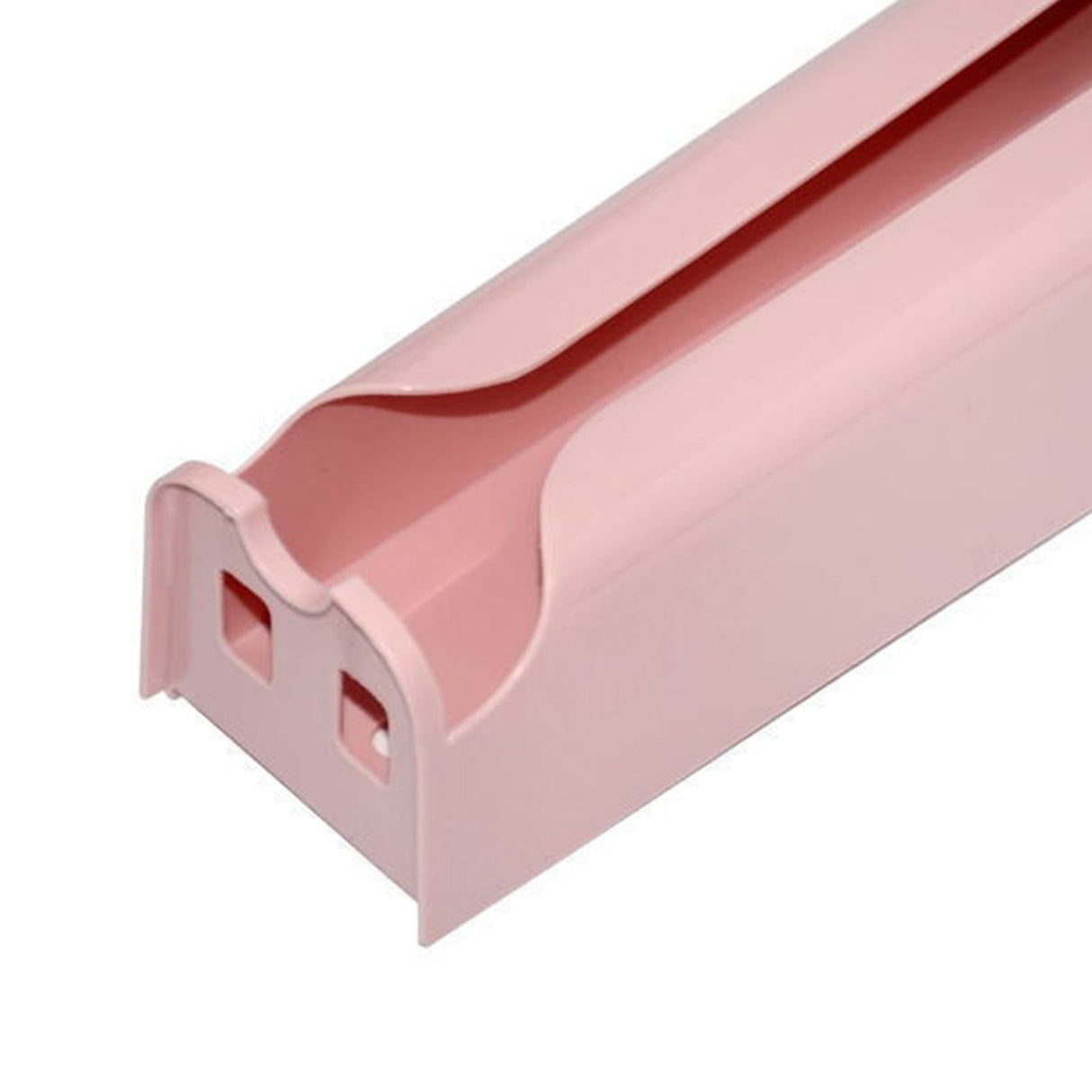 2PCS Wall Mounted Garbage Bag Storage Rack Back Adhesive Organizer Professional for Kitchen Pink 31x10x10cm / 12.2x3.9x3.9in