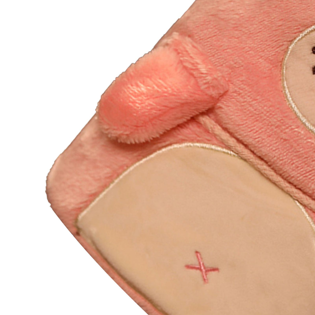 Flannel Blanket Cute Animal Shape Soft Skin Friendly Portable Nap Blanket for Sofa Bed Office Dormitory Pink Bear 80x100cm / 31.5x39.4in