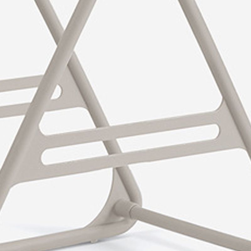 Hanger Storage Rack PP Triangular Rounded Design Shelf Multifunctional Organizer Gray