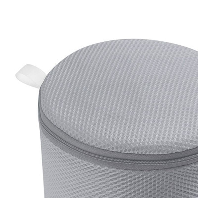 Underwear Wash Bag Bracket Mesh Zipper Underwear Bra Laundry Bag for Machine Washing Grey Fabric Grey Zipper