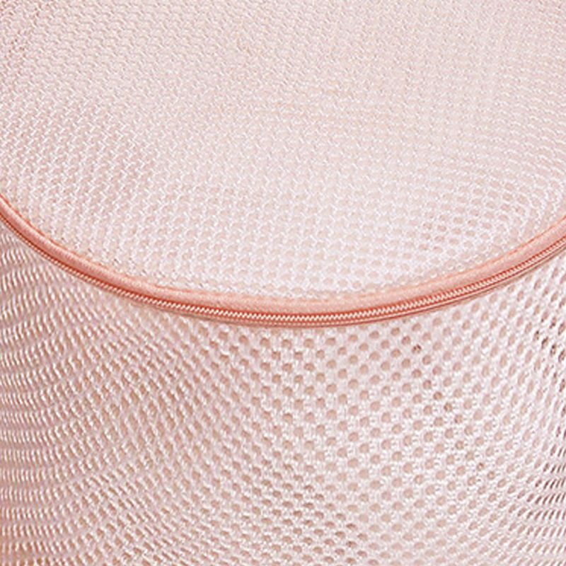 Underwear Wash Bag Bracket Mesh Zipper Underwear Bra Laundry Bag for Machine Washing Dusty Pink Fabric Dusty Pink Zipper