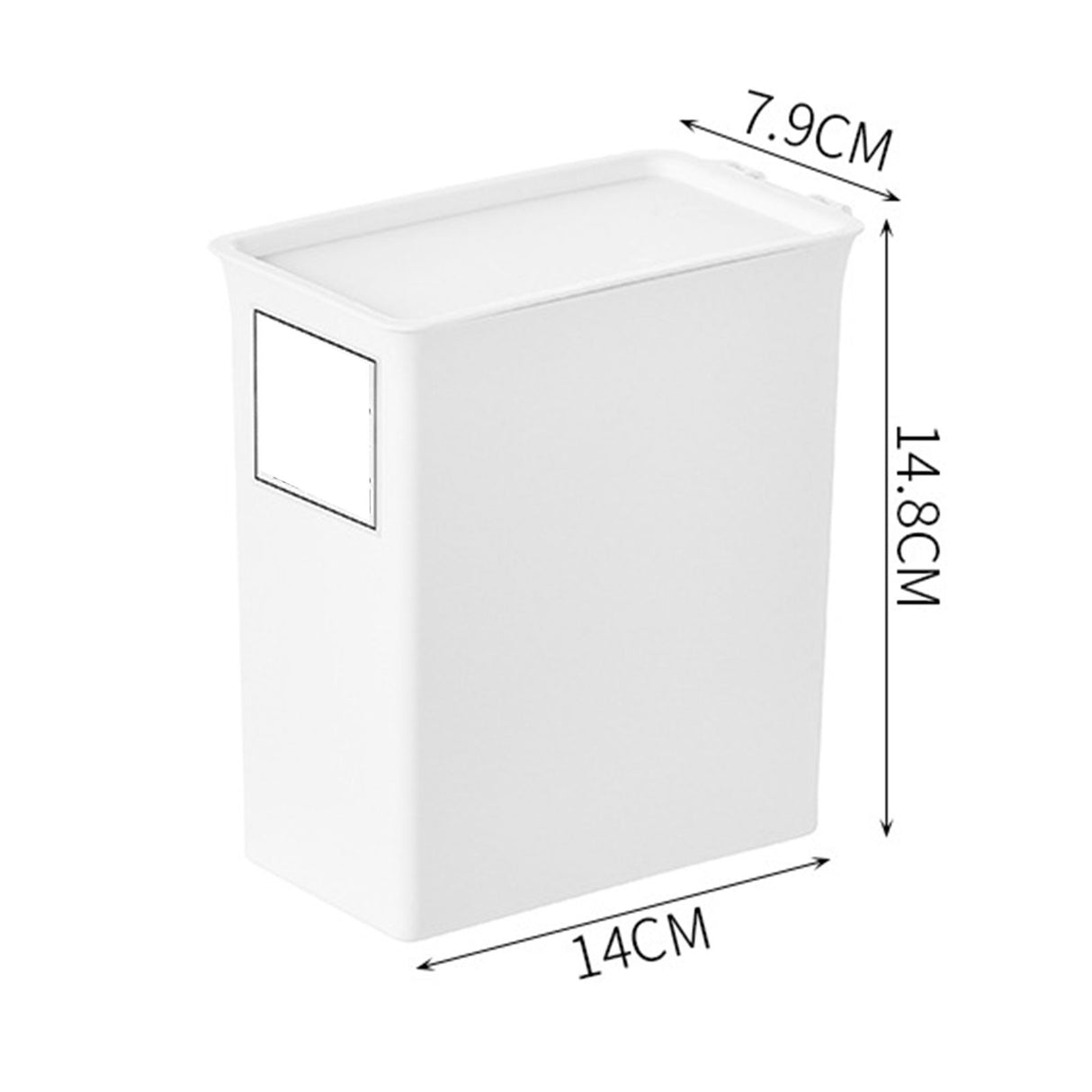 Laundry Powder Container Household Detergent Laundry Bead Laundry Powder Dustproof Storage Box With Cover Slim Tall