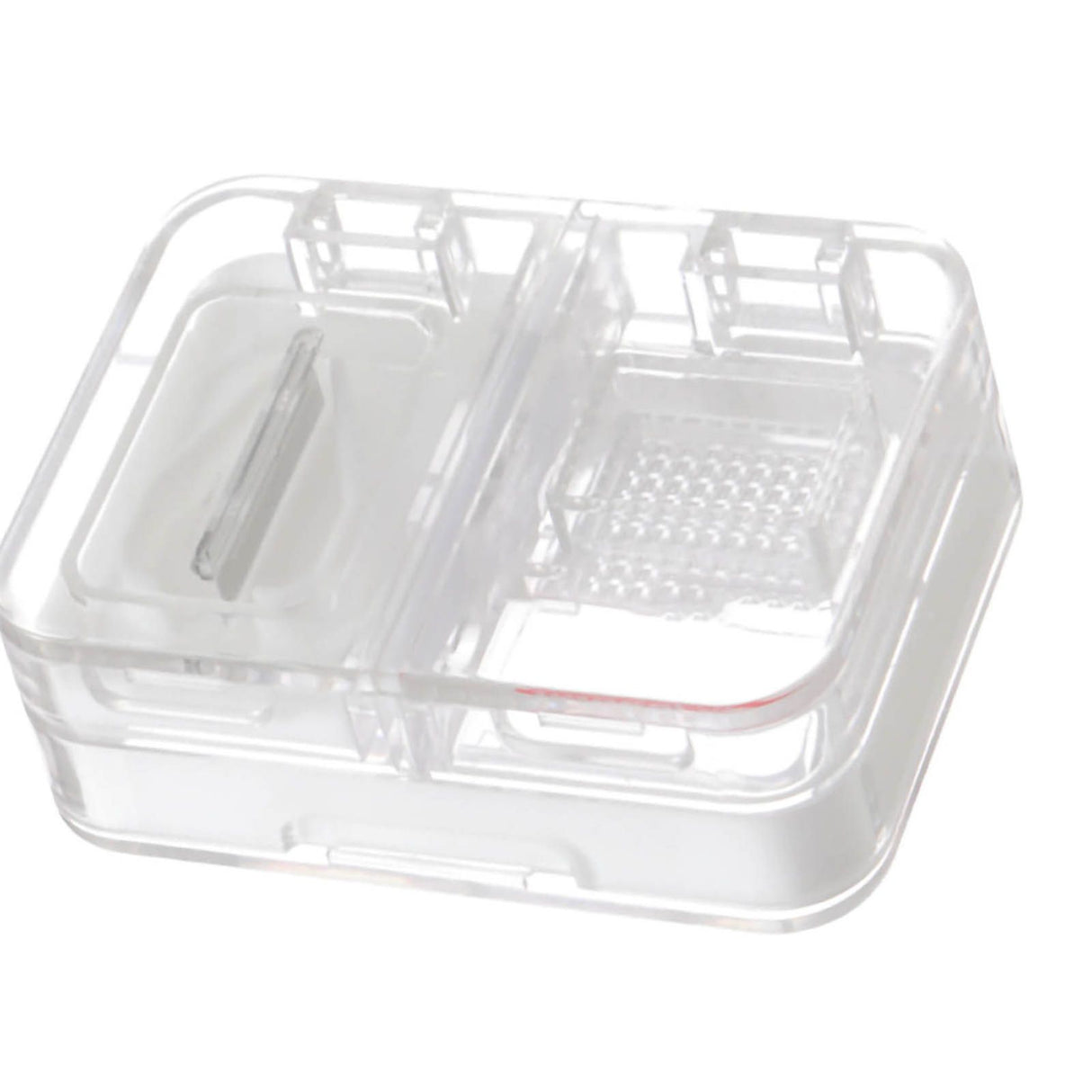 Portable Dispense Medicine Box Mini Small Pill Case Cutting Grinding Medicine Sealed Medicine Storage Box White