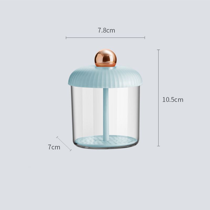 Face Foam Maker Portable Cleansing Foaming Cup Reusable Whip Bubble Maker for Travel Blue Gold