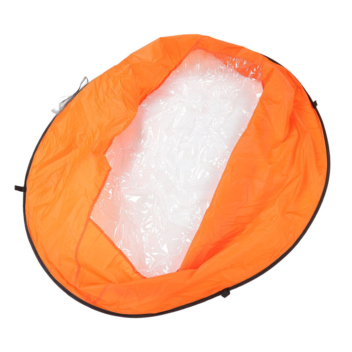 Foldable Kayak Boat Wind Sail EVA Reduced UV Radiation Portable Downwind Wind Paddle Sail for Outdoor Sport Orange