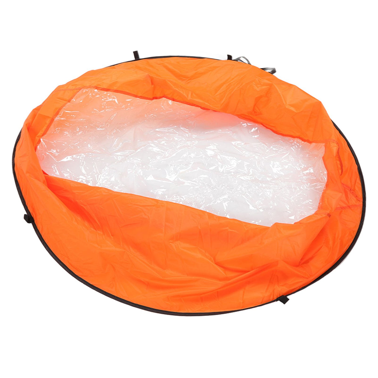 Foldable Kayak Boat Wind Sail EVA Reduced UV Radiation Portable Downwind Wind Paddle Sail for Outdoor Sport Orange