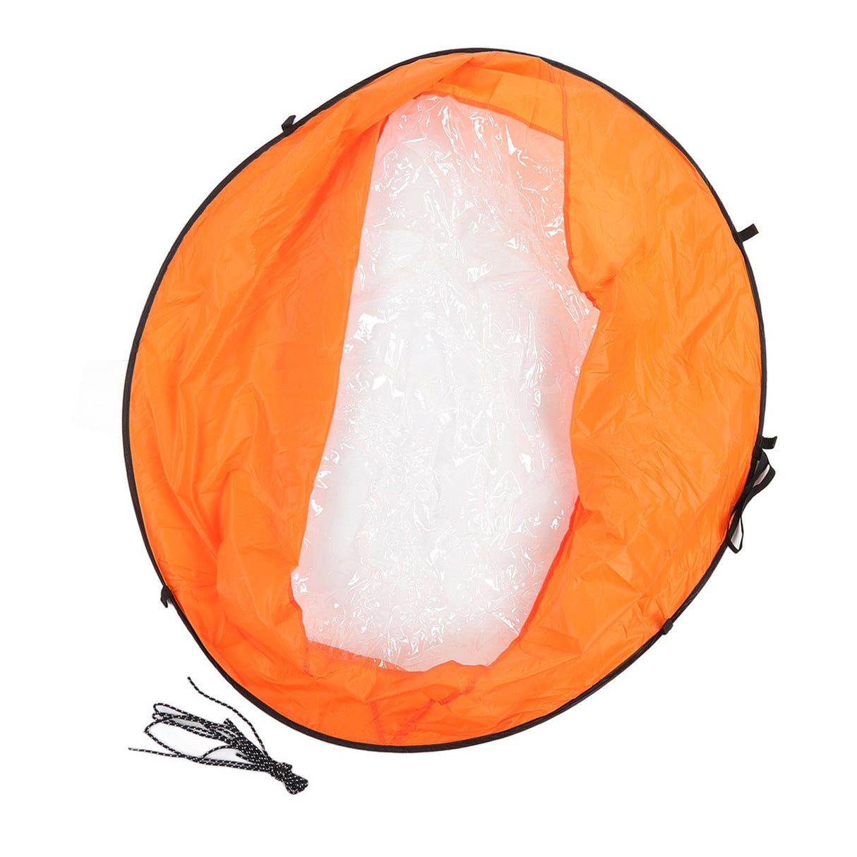 Foldable Kayak Boat Wind Sail EVA Reduced UV Radiation Portable Downwind Wind Paddle Sail for Outdoor Sport Orange
