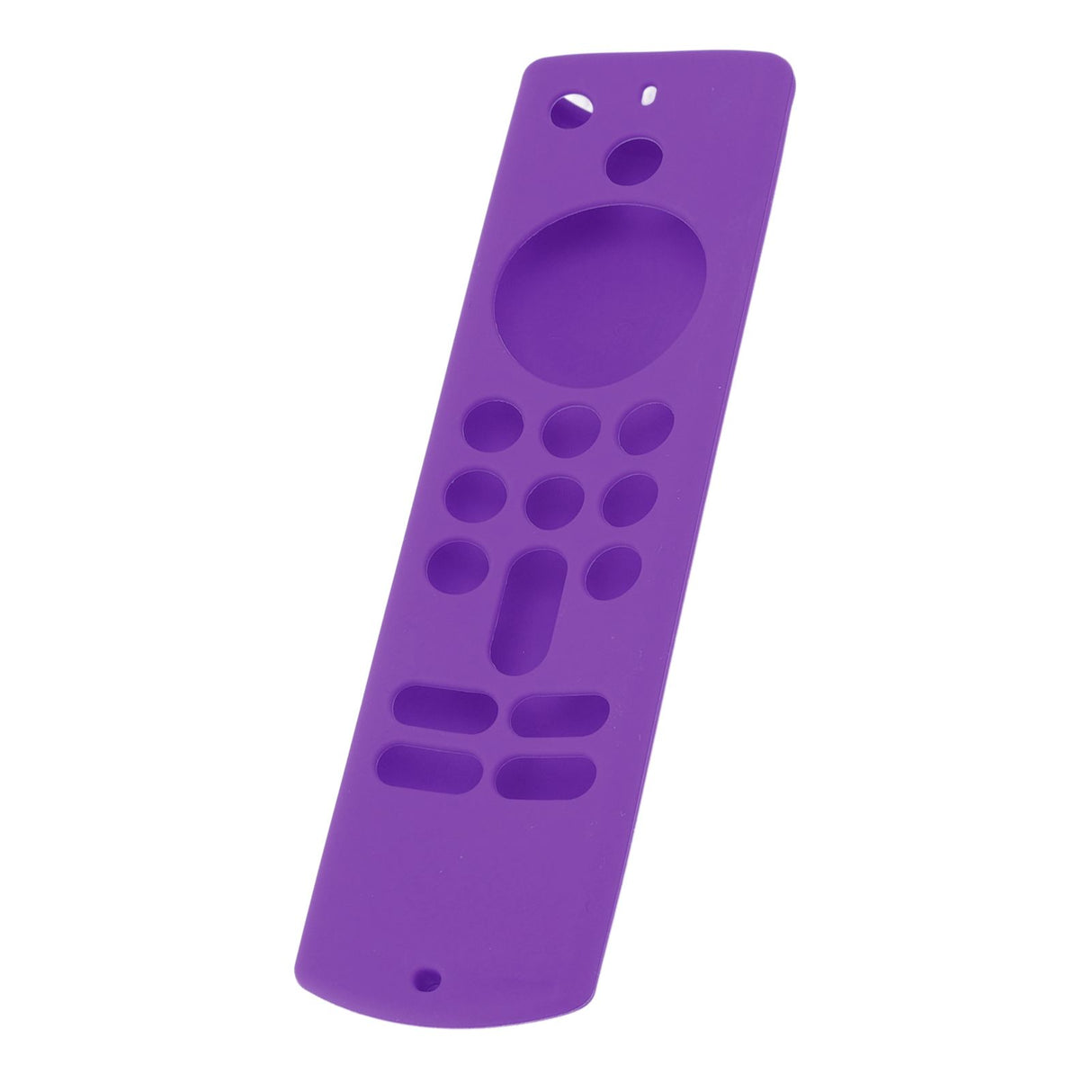 Remote Control Silicone Cover for Fire TV Stick Anti Slip Silicone Protective Case with Lanyard 3rd Gen Purple