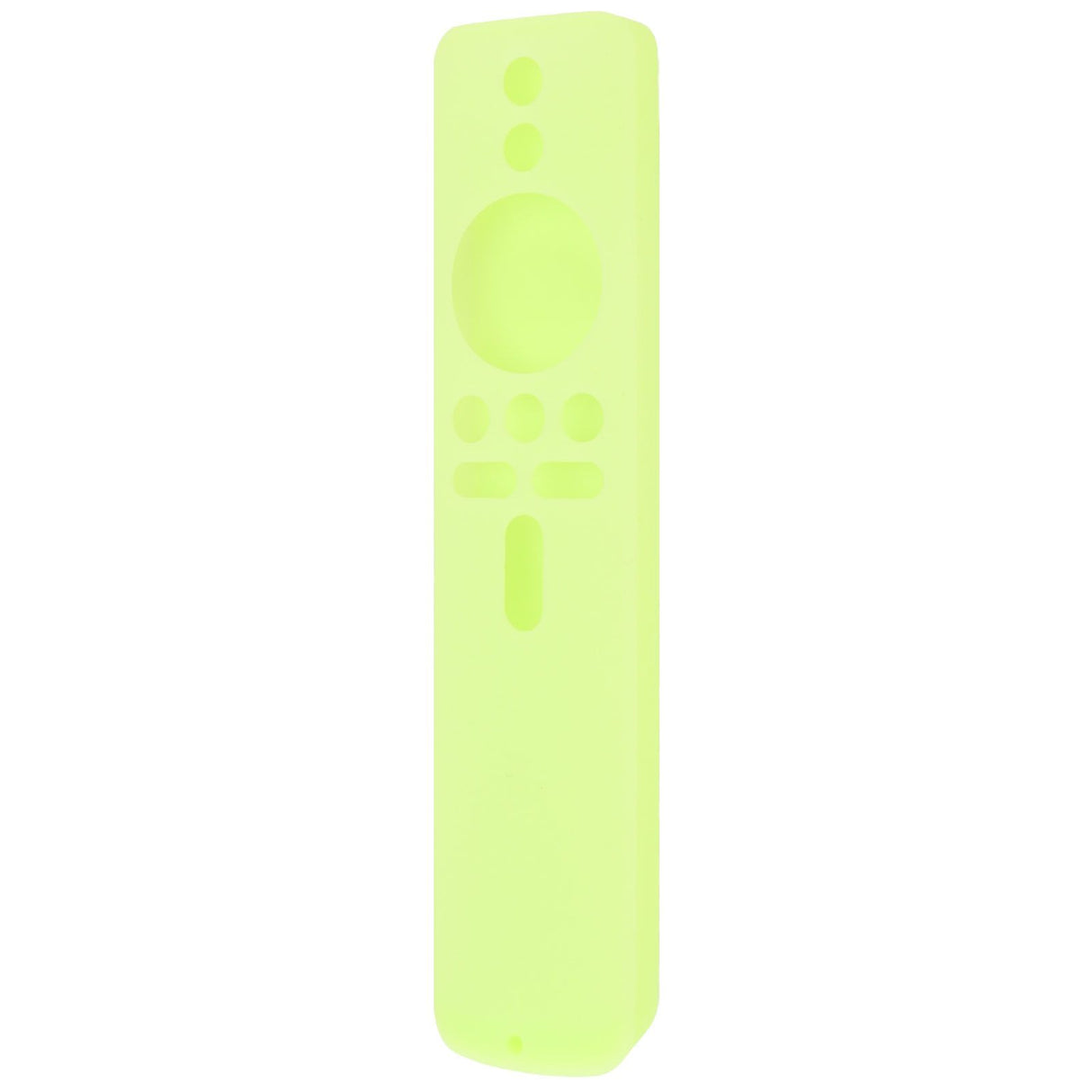 Silicone Protective Cover for Xiaomi TV Stick 4K Anti Slip Remote Control Case with Lanyard Fluorescent Green