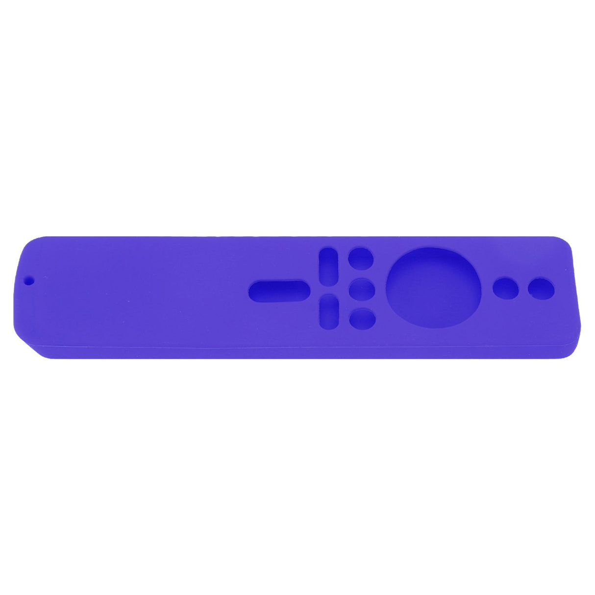 Silicone Protective Cover for Xiaomi TV Stick 4K Anti Slip Remote Control Case with Lanyard Purple