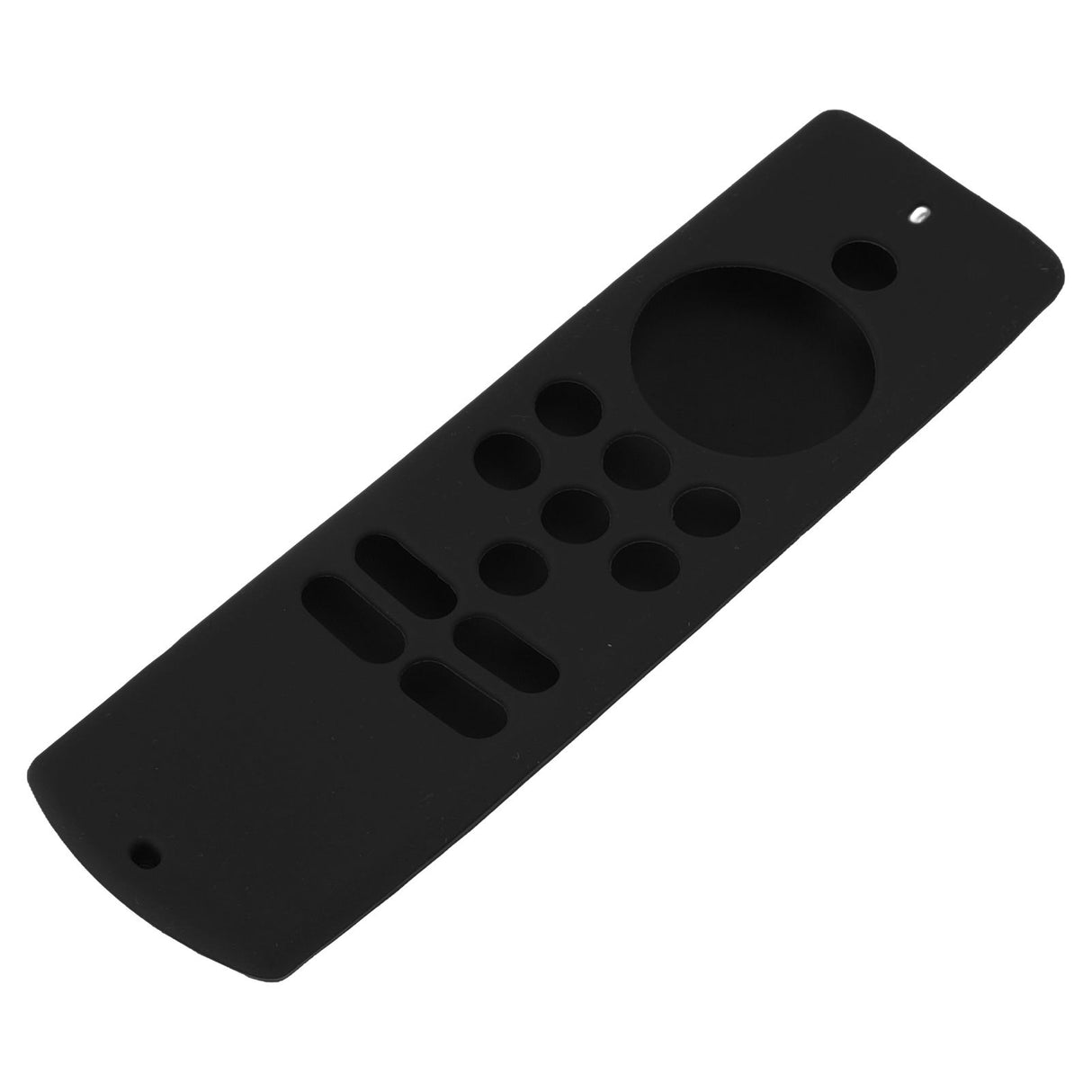 Remote Control Cover Silicone Soft Anti Slip Shockproof Protective Remote Sleeve With Lanyard for Fire TV Stick Lite Black