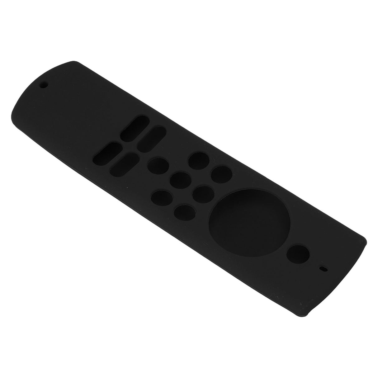 Remote Control Cover Silicone Soft Anti Slip Shockproof Protective Remote Sleeve With Lanyard for Fire TV Stick Lite Black