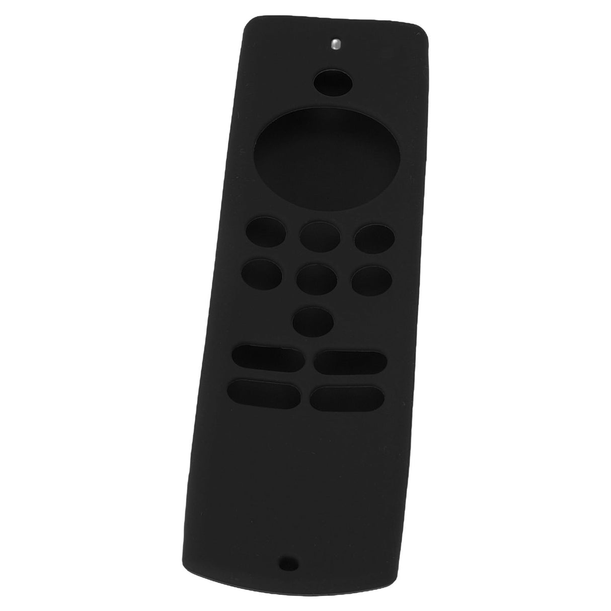 Remote Control Cover Silicone Soft Anti Slip Shockproof Protective Remote Sleeve With Lanyard for Fire TV Stick Lite Black