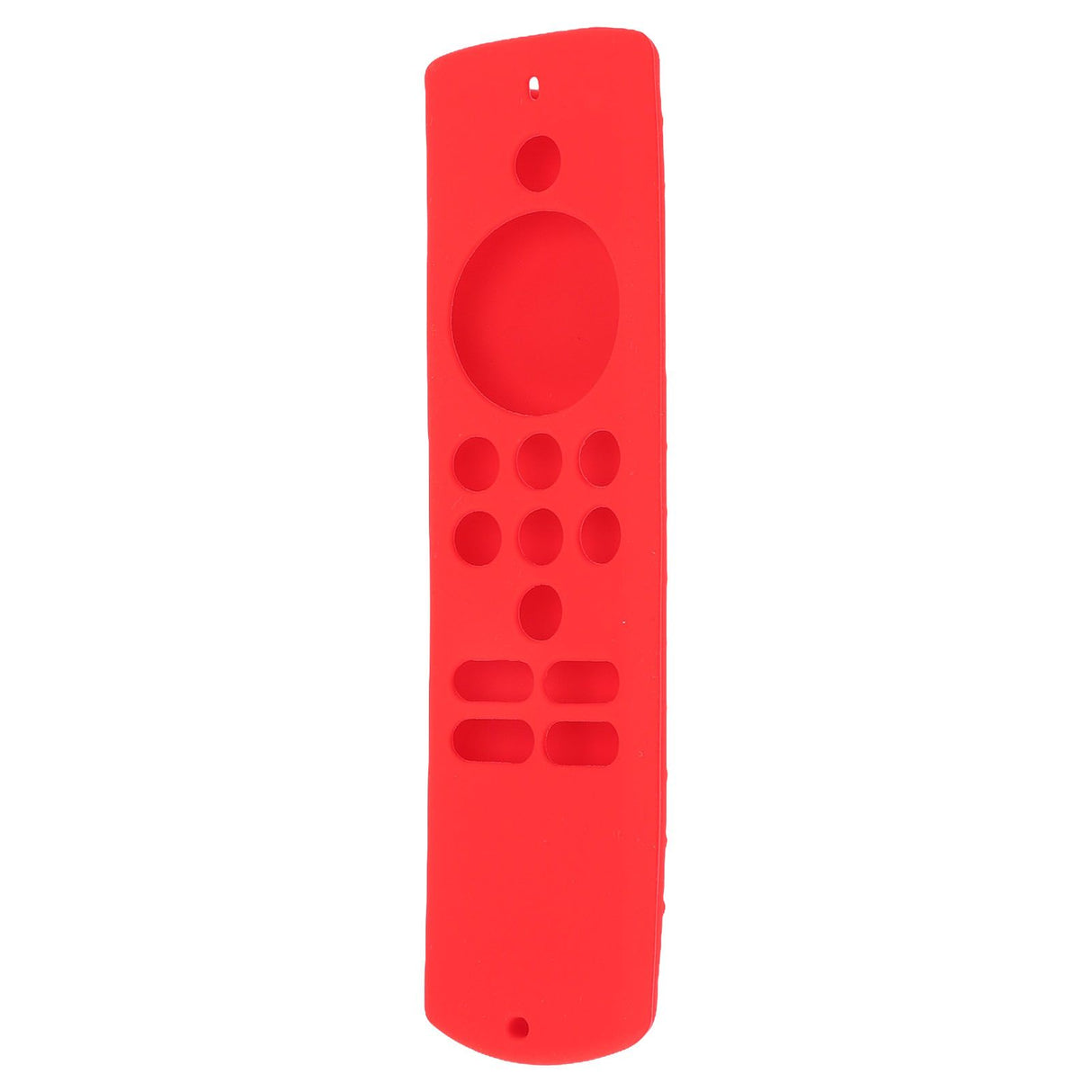 Remote Control Cover Silicone Soft Anti Slip Shockproof Protective Remote Sleeve With Lanyard for Fire TV Stick Lite Red