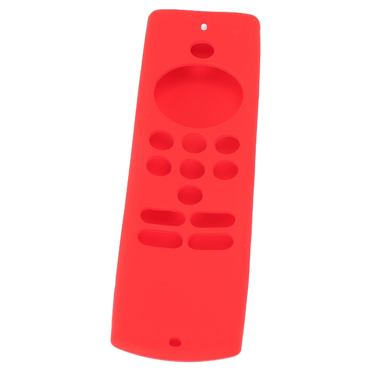 Remote Control Cover Silicone Soft Anti Slip Shockproof Protective Remote Sleeve With Lanyard for Fire TV Stick Lite Red