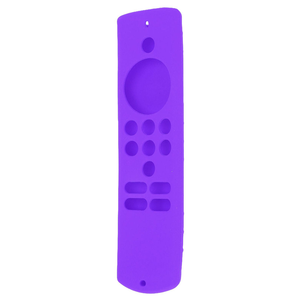 Remote Control Cover Silicone Soft Anti Slip Shockproof Protective Remote Sleeve With Lanyard for Fire TV Stick Lite Purple