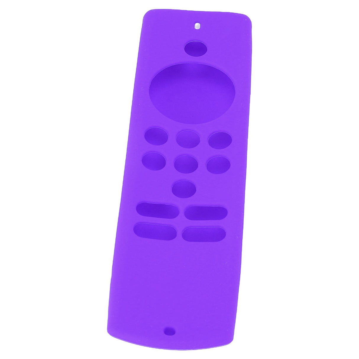 Remote Control Cover Silicone Soft Anti Slip Shockproof Protective Remote Sleeve With Lanyard for Fire TV Stick Lite Purple