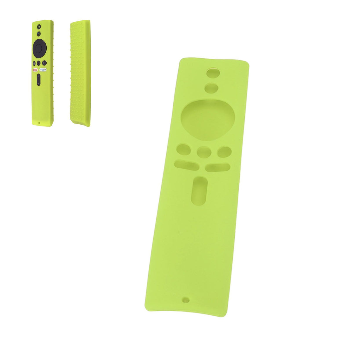 Anti Slip Remote Control Protective Cover Silicone Case for Xiaomi Mi Box S for Xiaomi Mi TV Stick Fluorescent Green