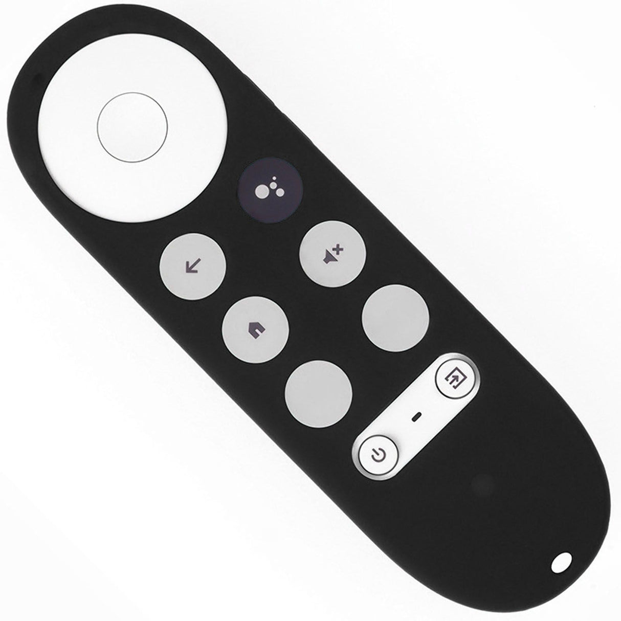 Remote Control Protective Cover Silicone Case for Chromecast with Google TV Remote Controller Black
