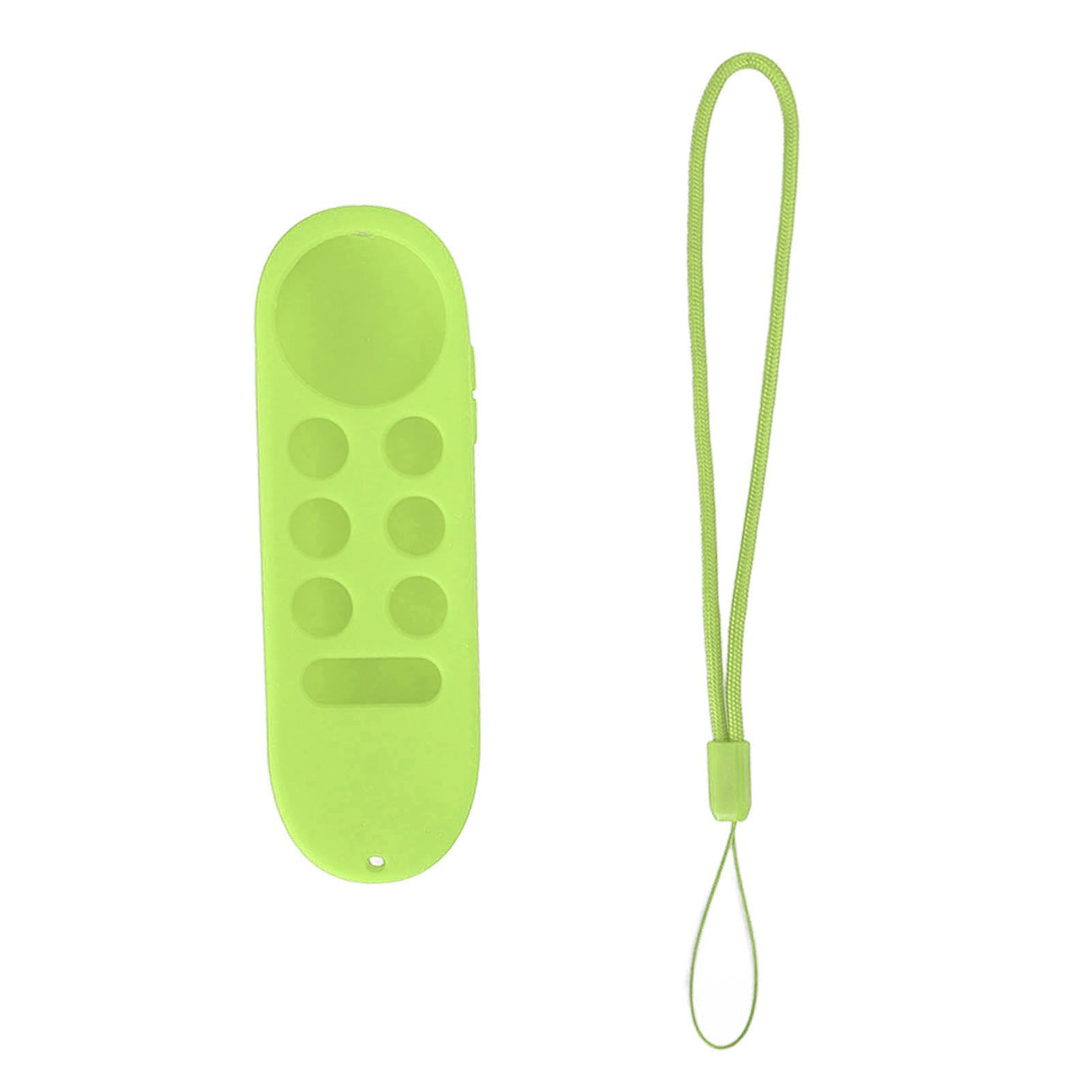 Remote Control Protective Cover Silicone Case for Chromecast with Google TV Remote Controller Fluorescent Green