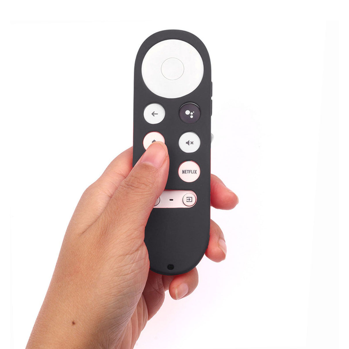 Remote Control Protective Cover Silicone Case for Chromecast with Google TV Remote Controller Gray