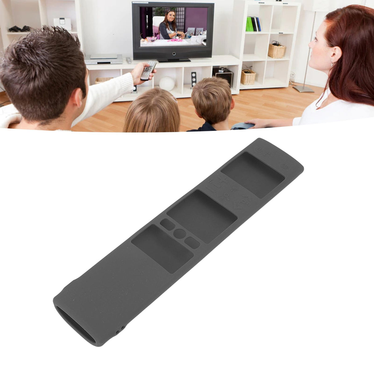 Silicone Protective Case for LG AN MR700 AKB75455602 Remote Control Anti Drop Protective Cover Skin Friendly Dark Grey