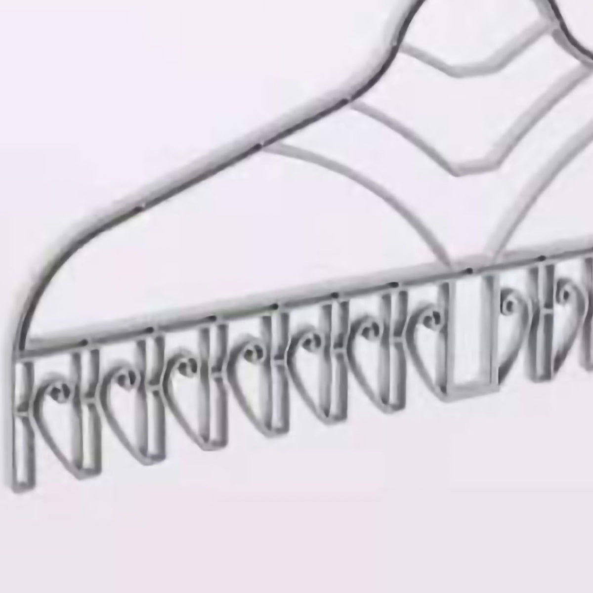 Multifunctional Clothes Drying Rack Plastic Seamless Wrinkle Free Clothes Hanger with V Shaped Clip Hook for Bra Socks Grey
