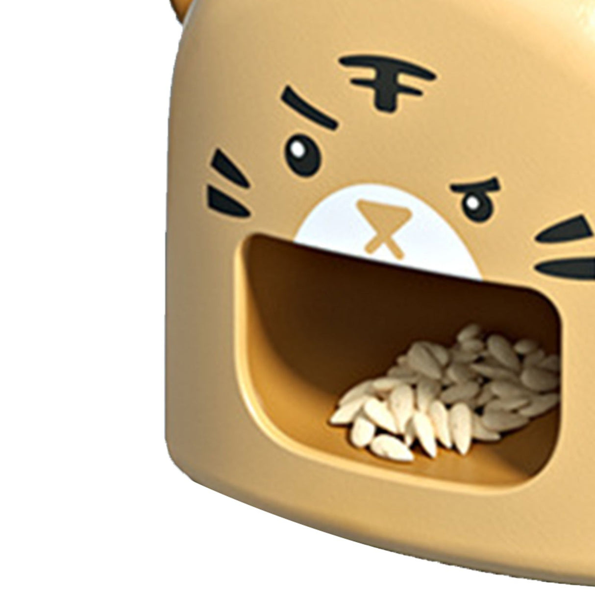 Electric Sunflower Seeds Opener Machine Automatic Sensing Melon Seed Shelling Tool Cute Pet Shaped Melon Seeds Peeler for Kids Yellow