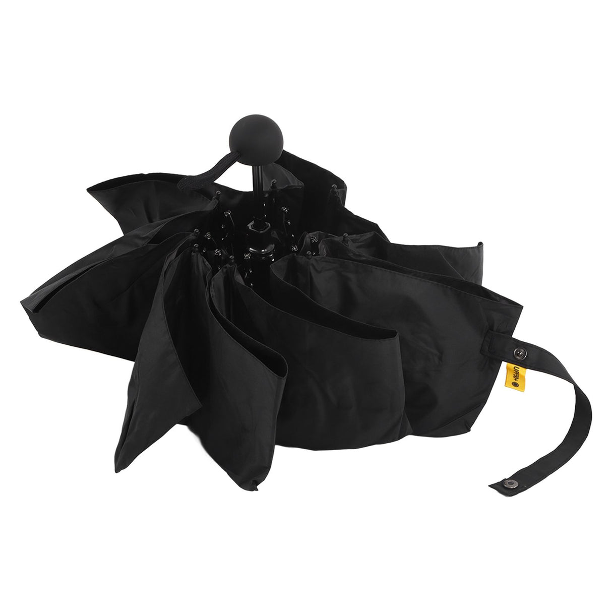 Travel Umbrella Sun Rain 5 Folding UV Protection Present Portable with Box for Men Women Black