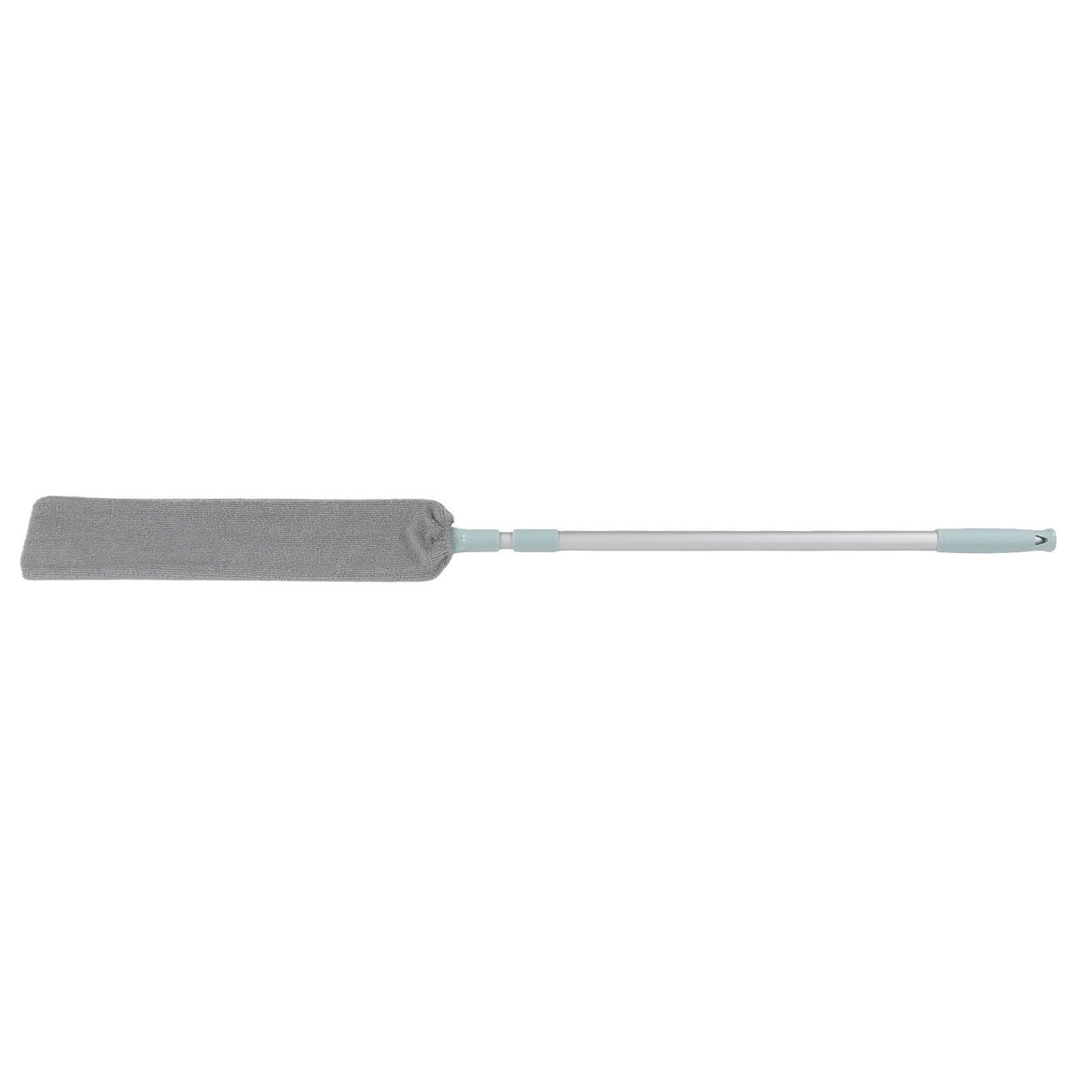Dust Brush Aluminum Rod Long Handle 55in Extendable Elastic Opening Washable Long Flat Outline Microfiber Hand Duster