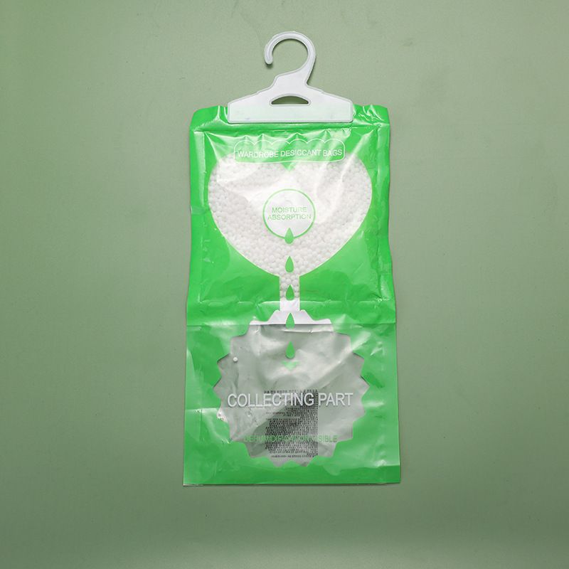 10Pcs Moisture Absorber Hanging Dehumidifier Pack Drying Desiccant for Home Closet Office 80g / 2.82oz