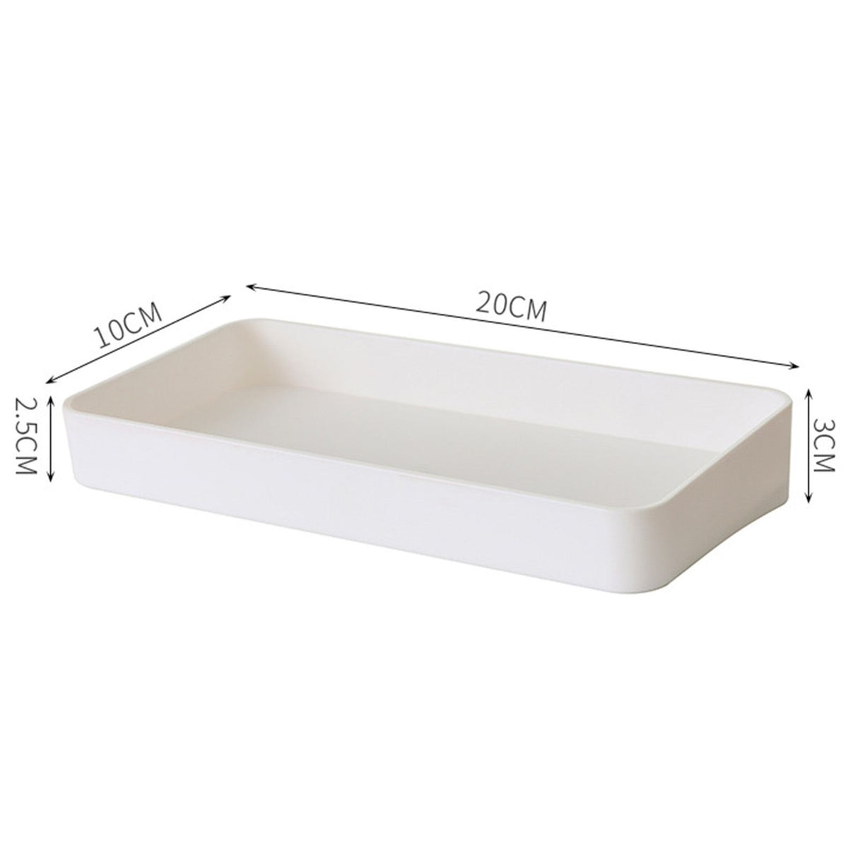 Pegboard Wall Organizer Simple Multiple Holes Punch Free Self Adhesive Wall Mount Display Pegboard Panel for Kitchen White Rectangular Box