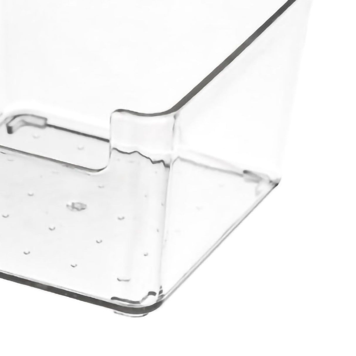 Drawer Storage Trays Durable Transparent Plastic Drawer Storage Divid Box for Kitchen Small Square Box