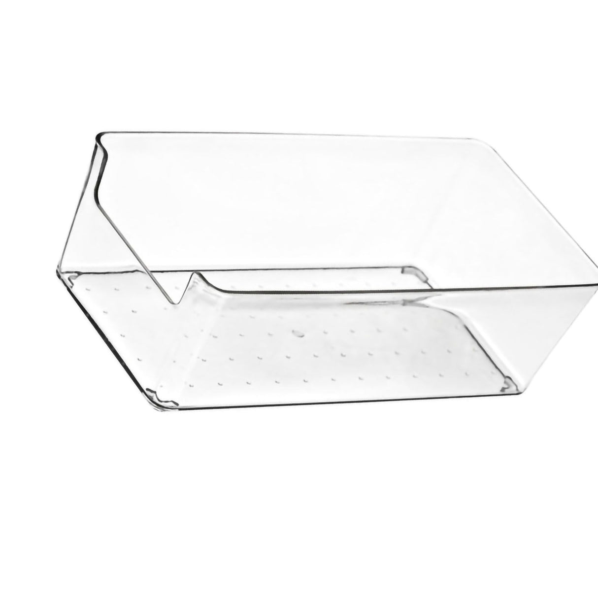 Drawer Storage Trays Durable Transparent Plastic Drawer Storage Divid Box for Kitchen Small Rectangle Box