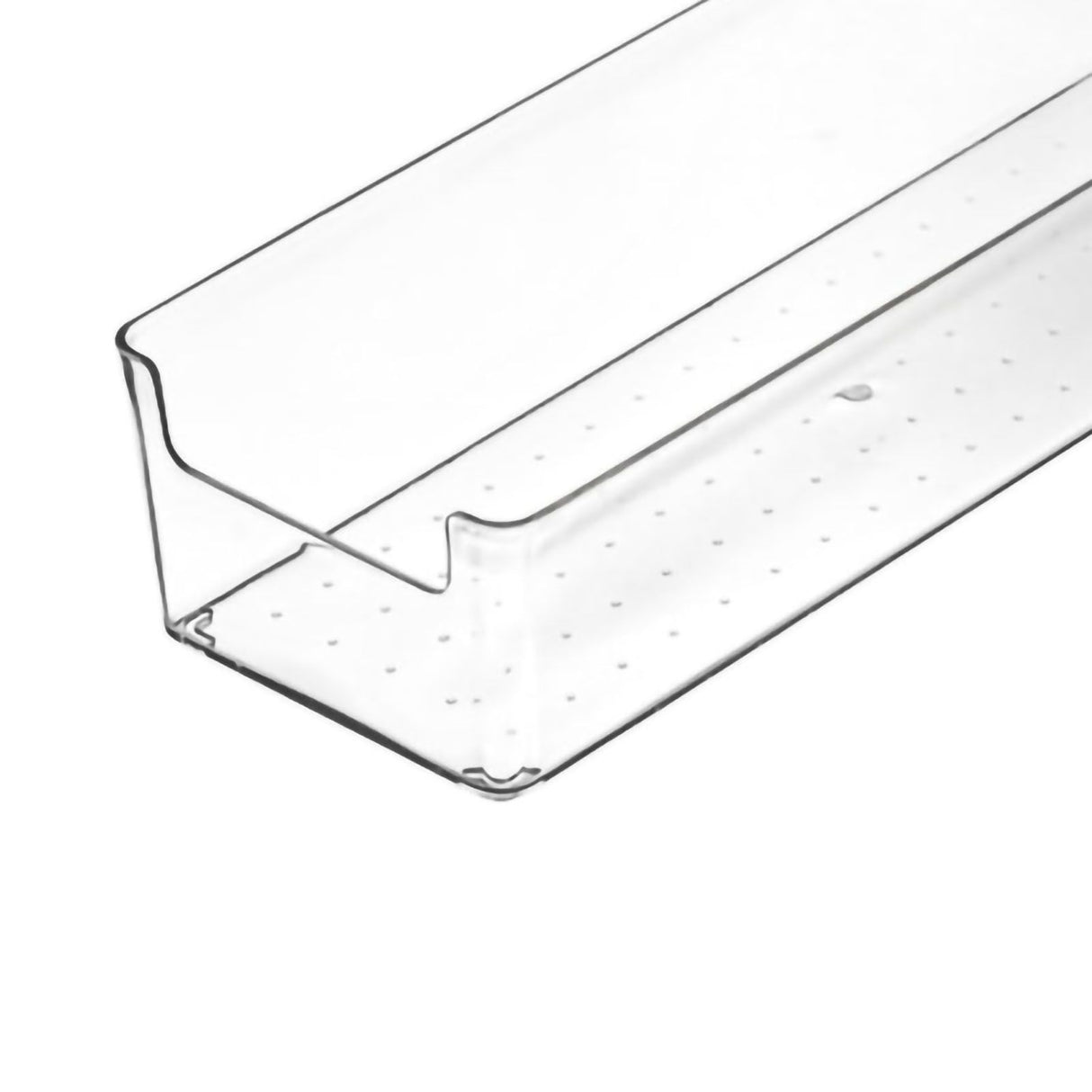 Drawer Storage Trays Durable Transparent Plastic Drawer Storage Divid Box for Kitchen Large Rectangle Box