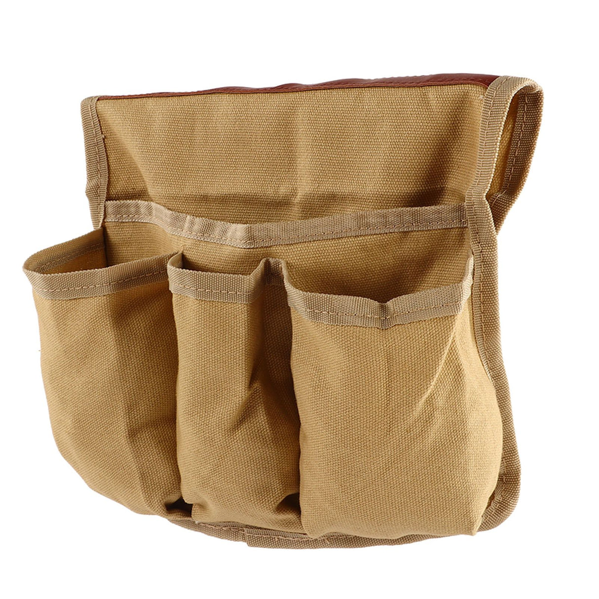 Chair Side Organizer Multifunctional Storage Bag Chair Side Bag for Camping Beach Khaki